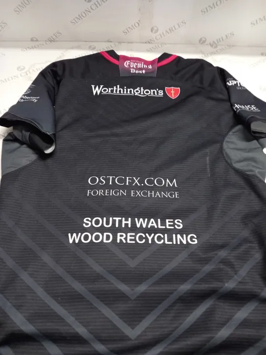 BLK OSPREYS RUGBY SHIRT - UK 5XL 