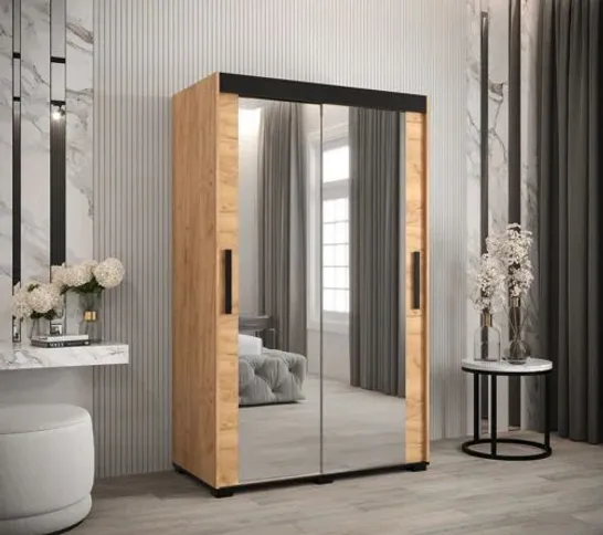 BOXED LOWANA 2 DOOR MANUFACTURED WOOD WARDROBE 