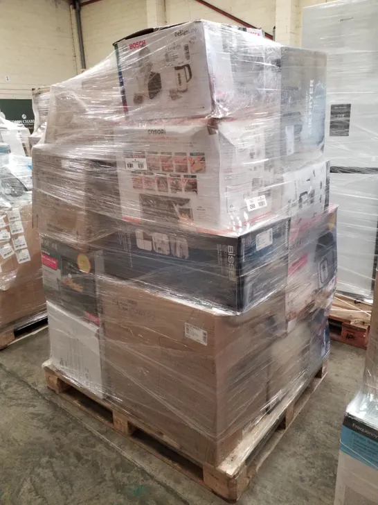 PALLET OF APPROXIMATELY 28 UNPROCESSED RAW RETURN HOUSEHOLD AND ELECTRICAL GOODS TO INCLUDE;