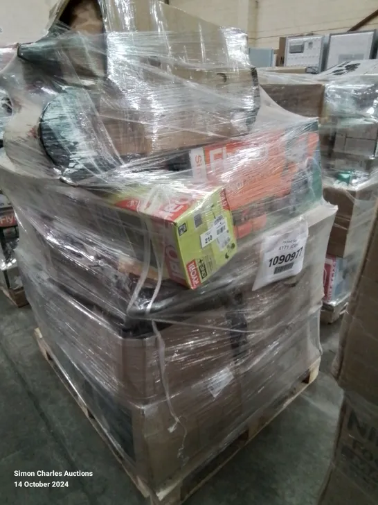 PALLET OF APPROXIMATELY 14 UNPROCESSED RAW RETURN HOUSEHOLD AND ELECTRICAL GOODS TO INCLUDE;