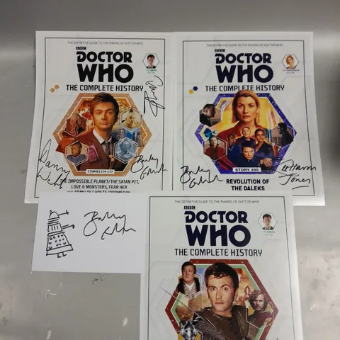 DOCTOR WHO SIGNED SERIES ARTWORK POSTERS 