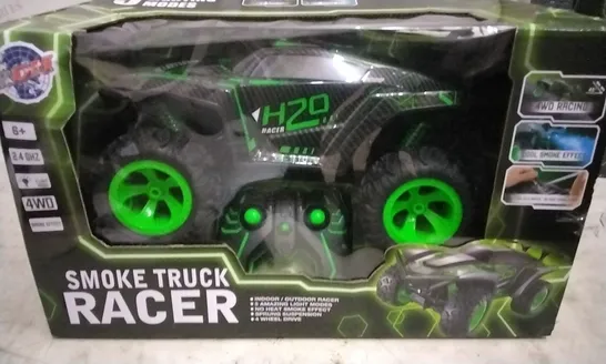 REMOTE CONTROL SMOKE TRUCK RACER GREEN