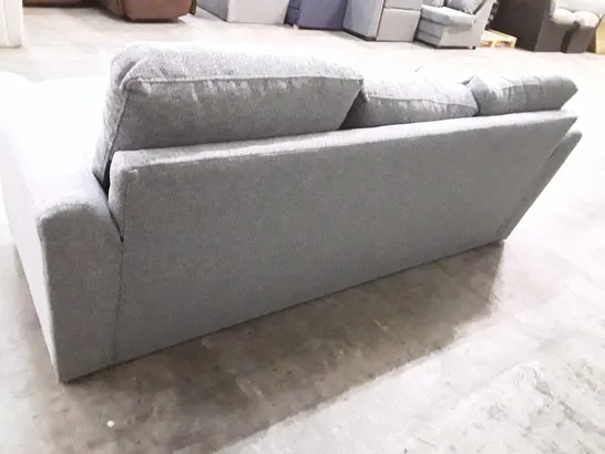 QUALITY DESIGNER CELIS 2-PIECE UPHOLSTERED CORNER SOFA - GREY FABRIC