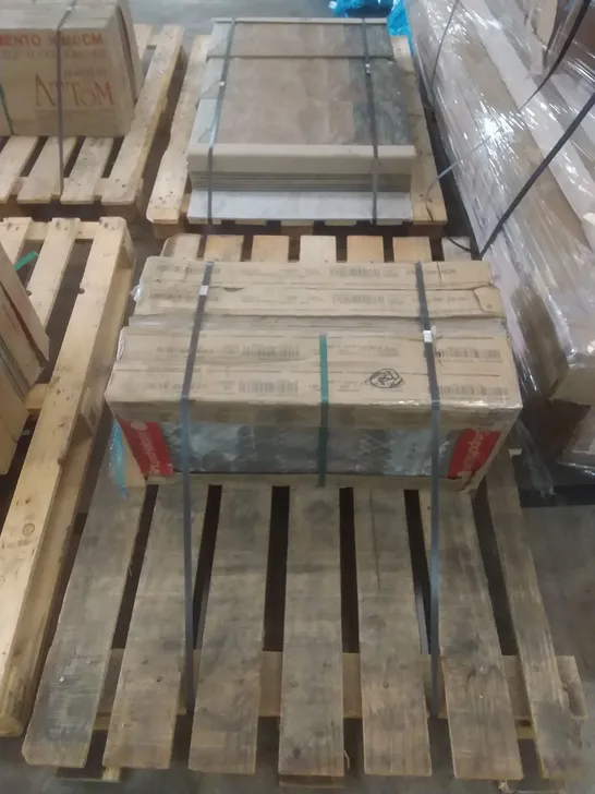 PALLET OF 38 NATURAL STONE TILES - 30 X 60CM (6.8M2)