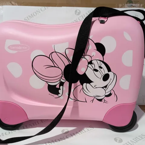 SAMSONITE PINK MINNIE MOUSE CHILDRENS CASE WITH WHEELS