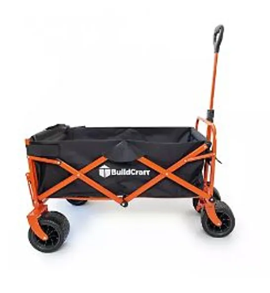 BUILDCRAFT FOLDING WAGON WITH DROP DOWN END