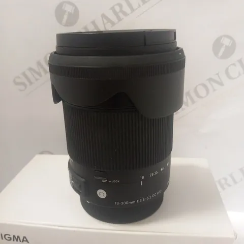 BOXED SIGMA 18-300MM F3.5-6.3 DC MACRO INTERCHANGEABLE LENS