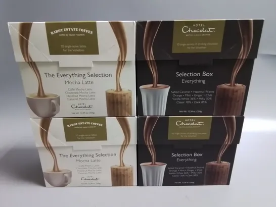 LOT OF 4 HOTEL CHOCOLAT SELECTION BOXES