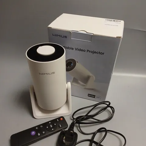 BOXED WIMIUS S27 PORTABLE VIDEO PROJECTOR 
