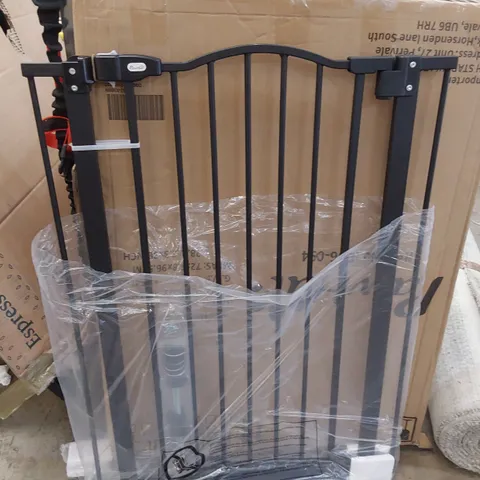 BOXED PETHUT FREESTANDING PET GATE BLACK