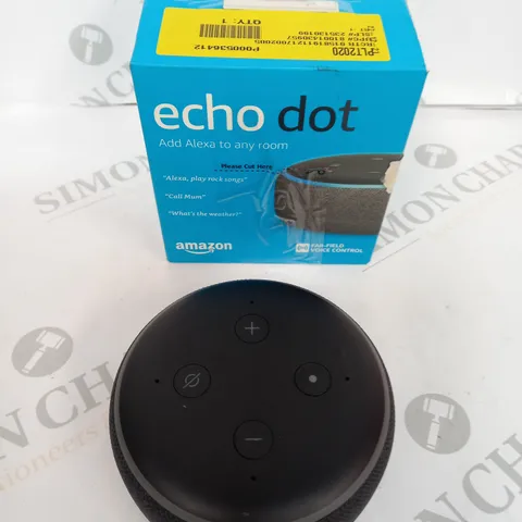 BOXED AMAZON ECHO DOT SPEAKER