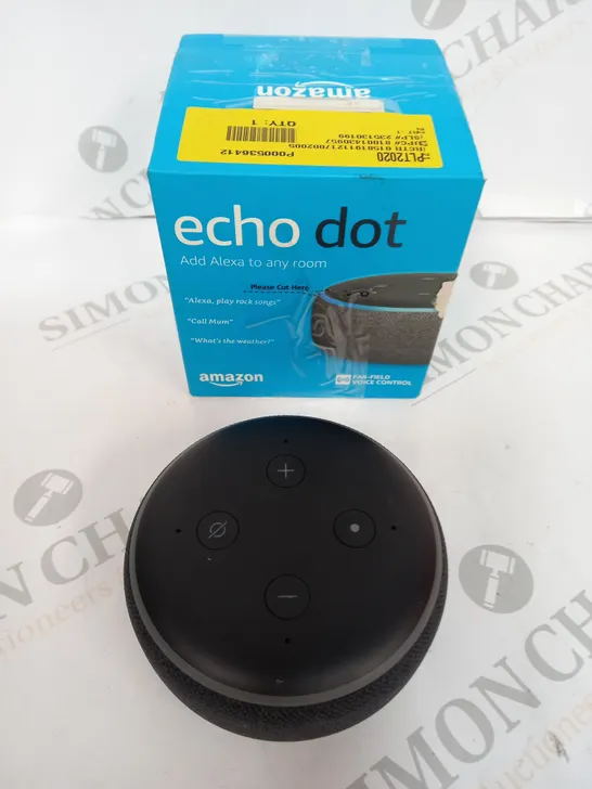 BOXED AMAZON ECHO DOT SPEAKER