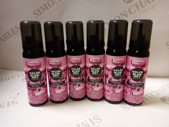 LOT OF APPROX 24 MATRIX COLOUR BLOWDRY SPRAY - HOT PINK