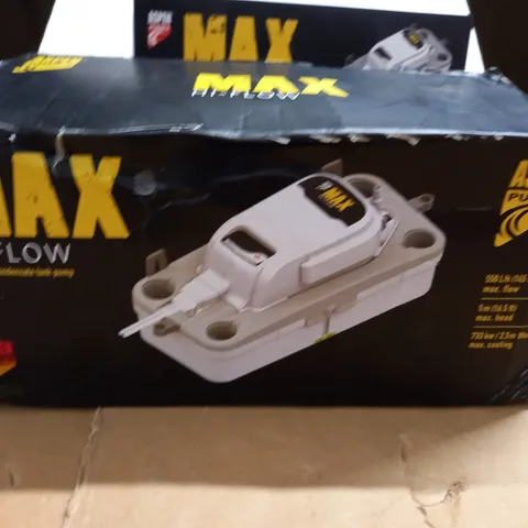 BOXED ASPEN PUMPS MAX HI-FLOW LOW PROFILE CONDENSATE TANK PUMP