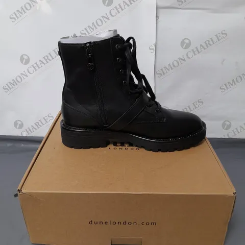 DUNE LONDON LADIES BLACK ANKLE BOOTS SIZE 7