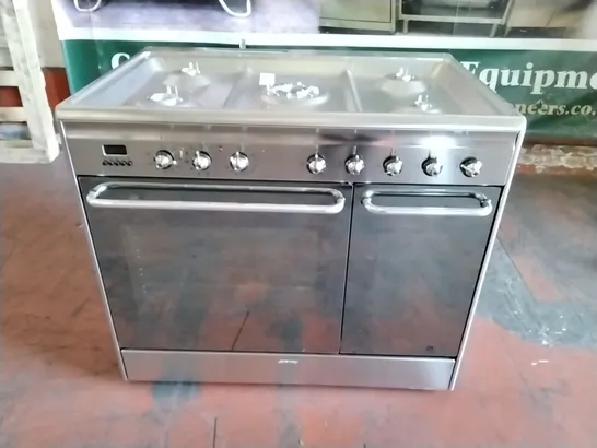 SMEG CG92PX9 90CM DUAL FUEL COOKER