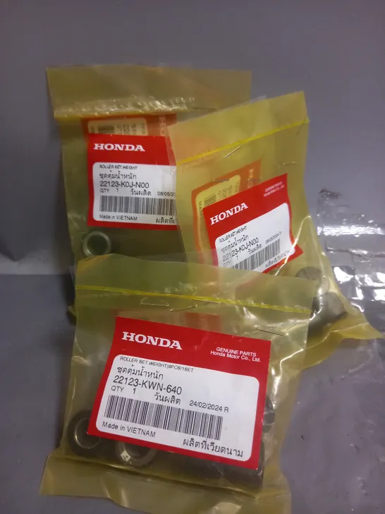 HONDA SET OF 3 ROLLER SET WEIGHT'S 