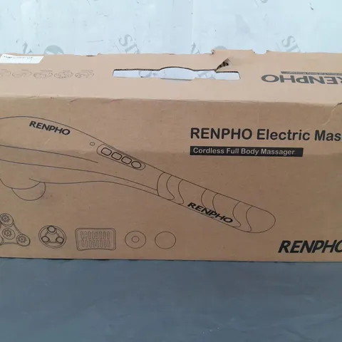 BOXED RENPHO ELECTRIC MASSAGER