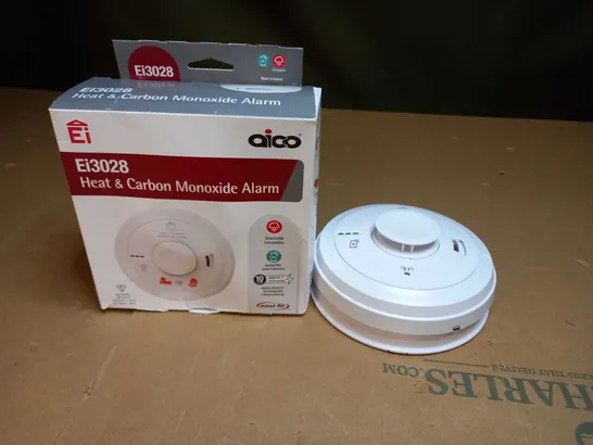 AICO EI3028 HEAT AND CARBON MONOXIDE ALARM 