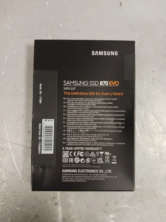 BOXED SEALED SAMSUNG 870 EVO 2.5" SATA SSD - 500GB