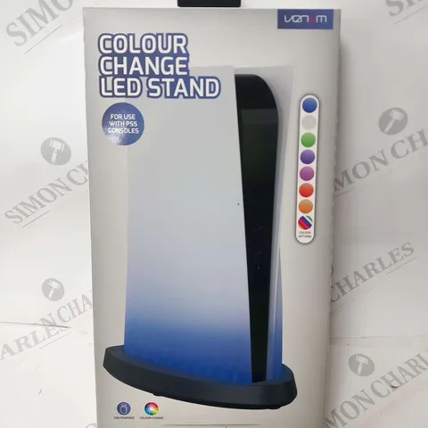 BOXED VENOM COLOUR CHANGE LED STAND FOR USE WITH PS5 CONTROLLERS
