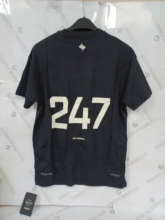 REPRESENT TEAM 247 OVERSIZED T-SHIRT SIZE SMALL