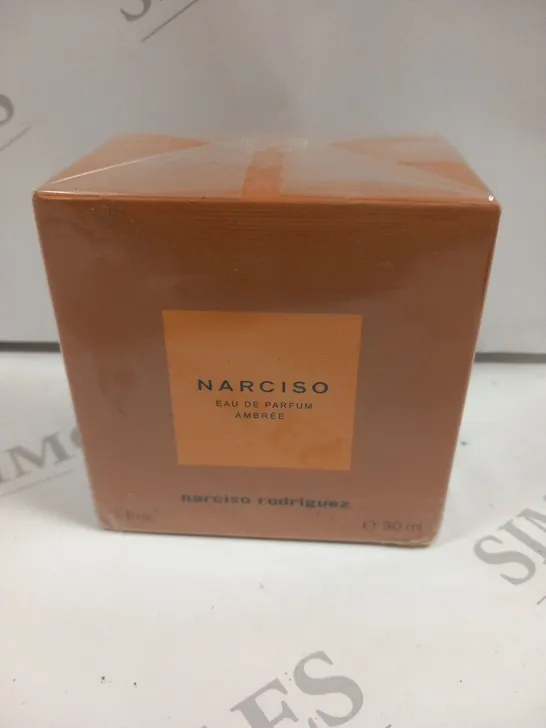 BOXED AND SEALED NARCISO RODRIGUEZ EAU DE PARFUM AMBREE 90ML 