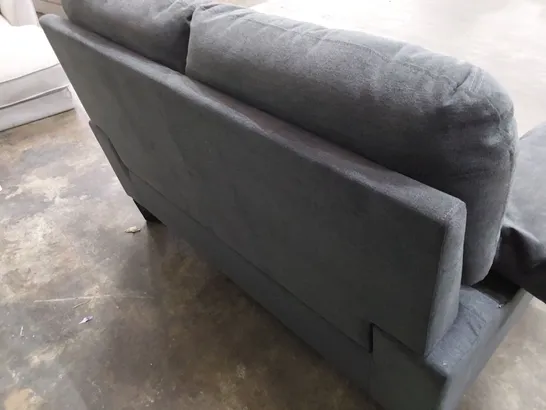 DESIGNER TWO SEATER SOFA GREY FABRIC 