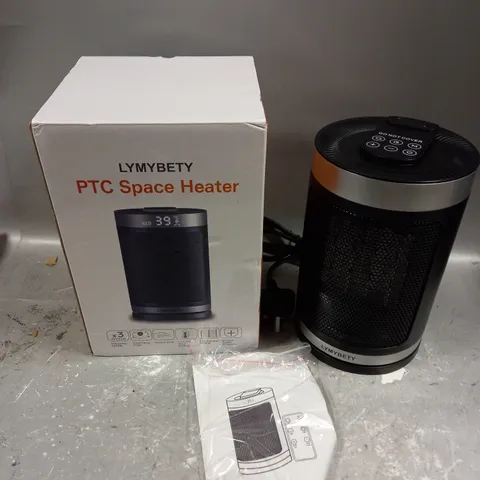 BOXED LYMBETY PTC SPACE HEATER IN BLACK