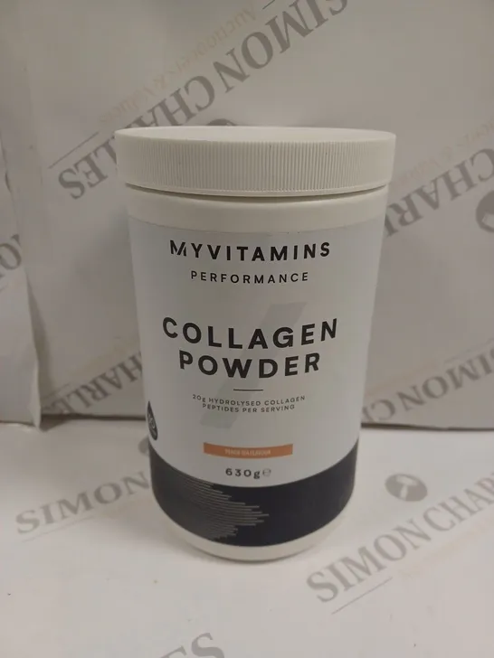 SEALED MY VITAMINS PERFORMANCE COLLAGEN POWDER - PEACH TEA 630G