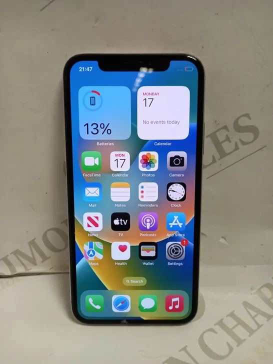 BOX APPLE IPHONE X 64GB IN WHITE