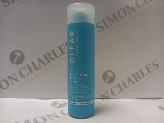 PAULA'S CHOICE CLEAR REGULAR STRENGTH ANTI-REDNESS EXFOLIATING SOLUTION 118ML 