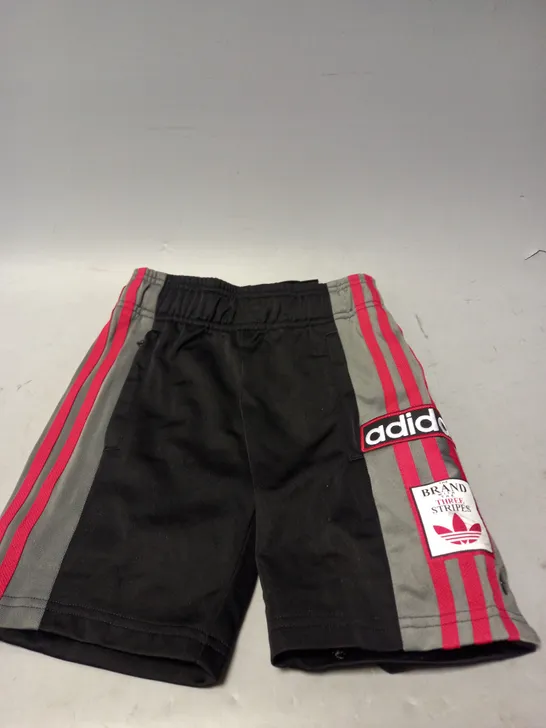 ADIDAS THE BRAND WITH 3 STRIPES SHORTS - UK 6-7 YEARS