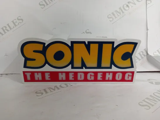 SONIC THE HEADEHOG LOGO LIGHT