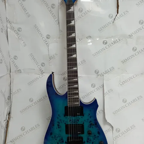 BLUE SIX STRING ELECTRIC GUITAR