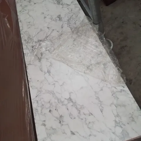 3M WHITE MARBLE EFFECT LAMINATE WORKTOP