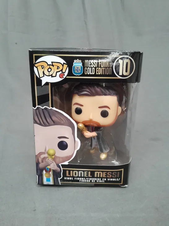 POP! MESSI FUNKO GOLD EDITION - LIONEL MESSI VINYL FIGURE - 10