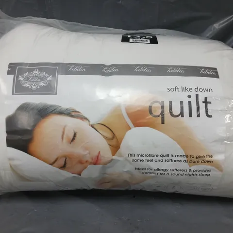 HEBDEN SOFT DOWN LIKE QUILT 13.5 TOG - KING