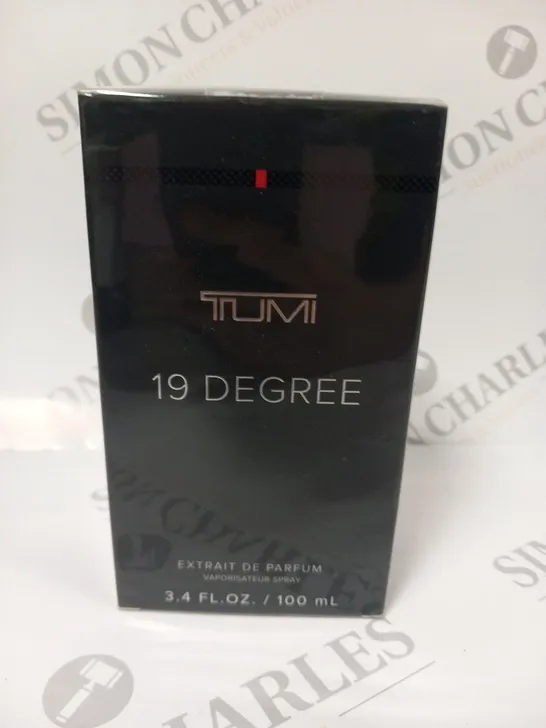 BOXED AND SEALED TUMI 19 DEBREE EXTRAIT DE PARFUM 100ML