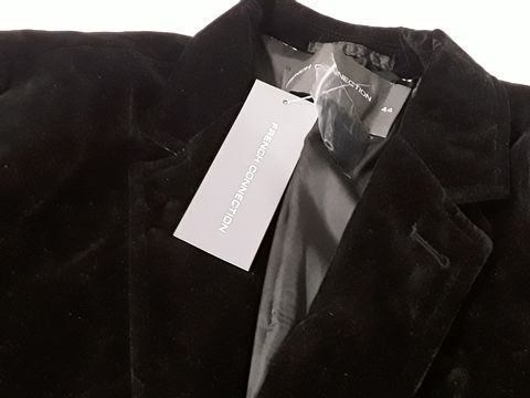 FRENCH CONNECTION BUTTON FRONT FORMAL JACKET IN BLACK - 44