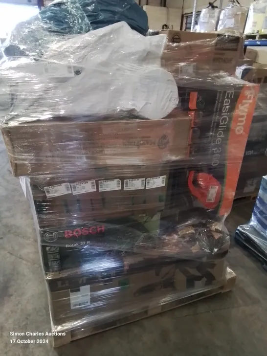 PALLET OF APPROXIMATELY 14 UNPROCESSED RAW RETURN HOUSEHOLD AND ELECTRICAL GOODS TO INCLUDE;