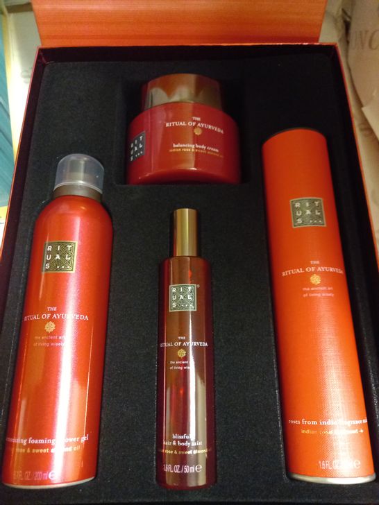 RITUALS - THE RITUAL OF AYURVEDA - REBALANCING - BODY CREAM, SHOWER FOAM, FRAGRANCE STICKS, HAIR & BODY MIST