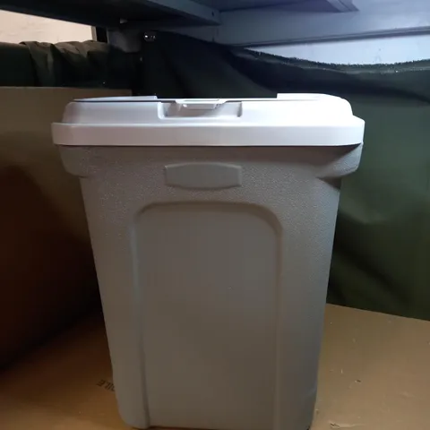 GREY PLASTIC KITCHEN BIN 