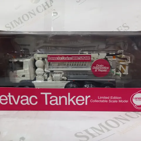 TEKNO LIMITED EDITION COLLECTABLE 1:50 SCALE MODEL LANES FOR DRAINS JETVAC TANKER