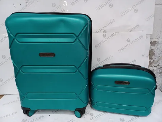 OUTLET HEYS DURAFLEX 3 PIECE LUAGGE SET & VANITY CASE - COLLECTION ONLY