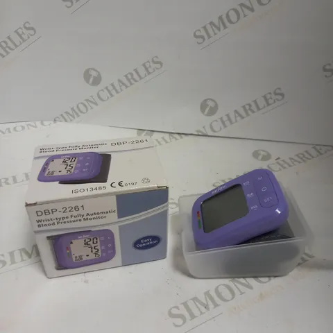 DBP-2261 FULLY AUTOMATIC WRIST BLOOD PRESSURE MONITOR 