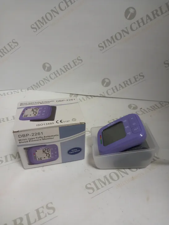 DBP-2261 FULLY AUTOMATIC WRIST BLOOD PRESSURE MONITOR 