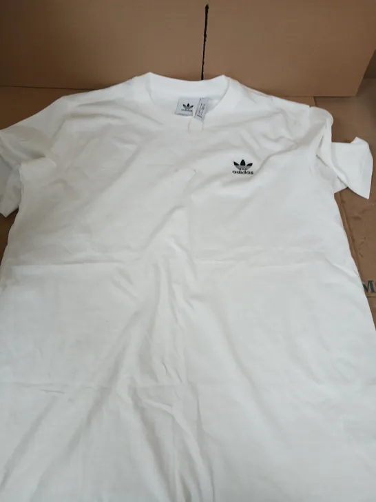 ADIDAS ORIGINALS MEN'S ESSENTIALS TEE - WHITE - MEDIUM