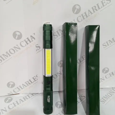 SFIXX SET OF 2 LED TORCHES IN DARK GREEN