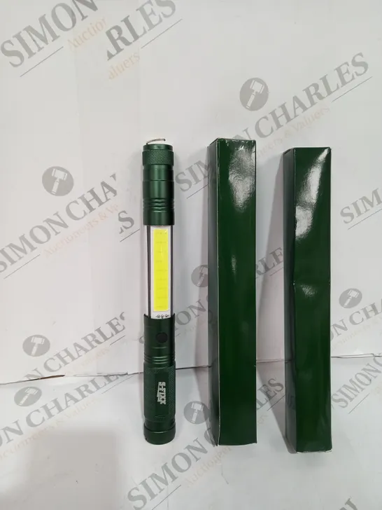 SFIXX SET OF 2 LED TORCHES IN DARK GREEN